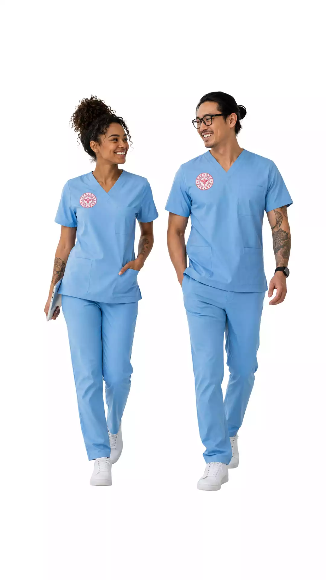 Doktor - Hekim Forması Scrubs Likralı Takım