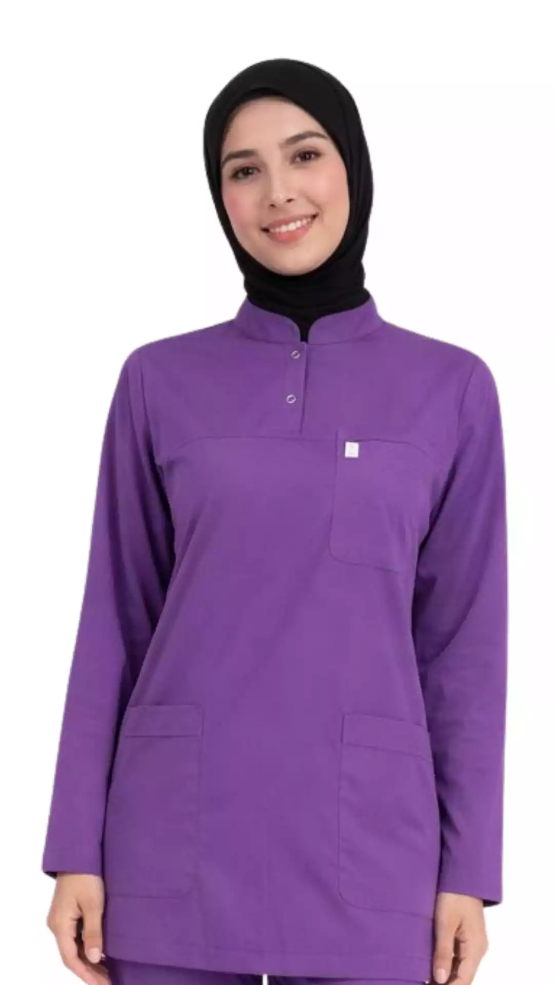 Ebe Forması Likralı Tesettür Üst Üniforma