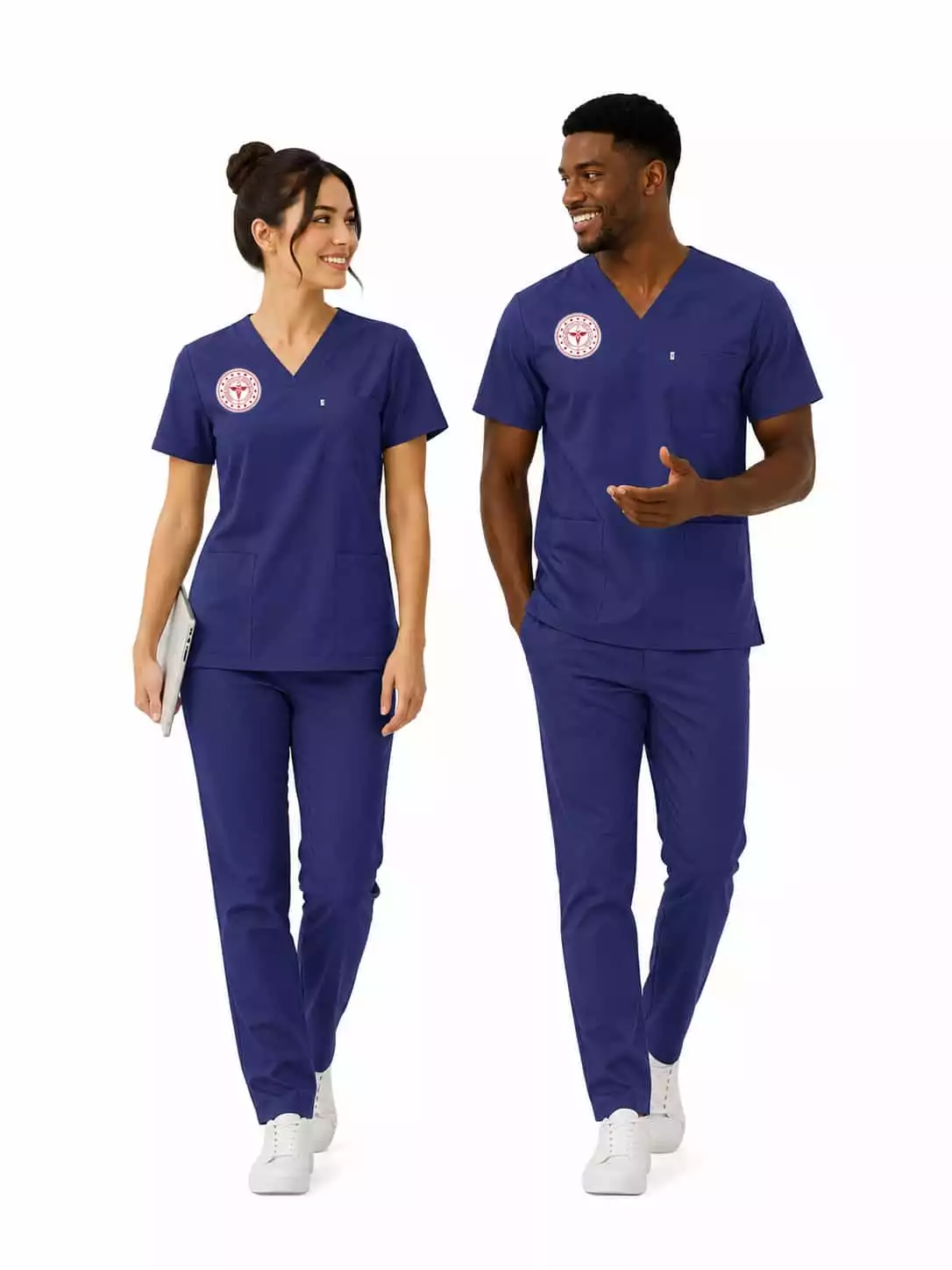 Hemşire Forması Scrubs Likralı Takım
