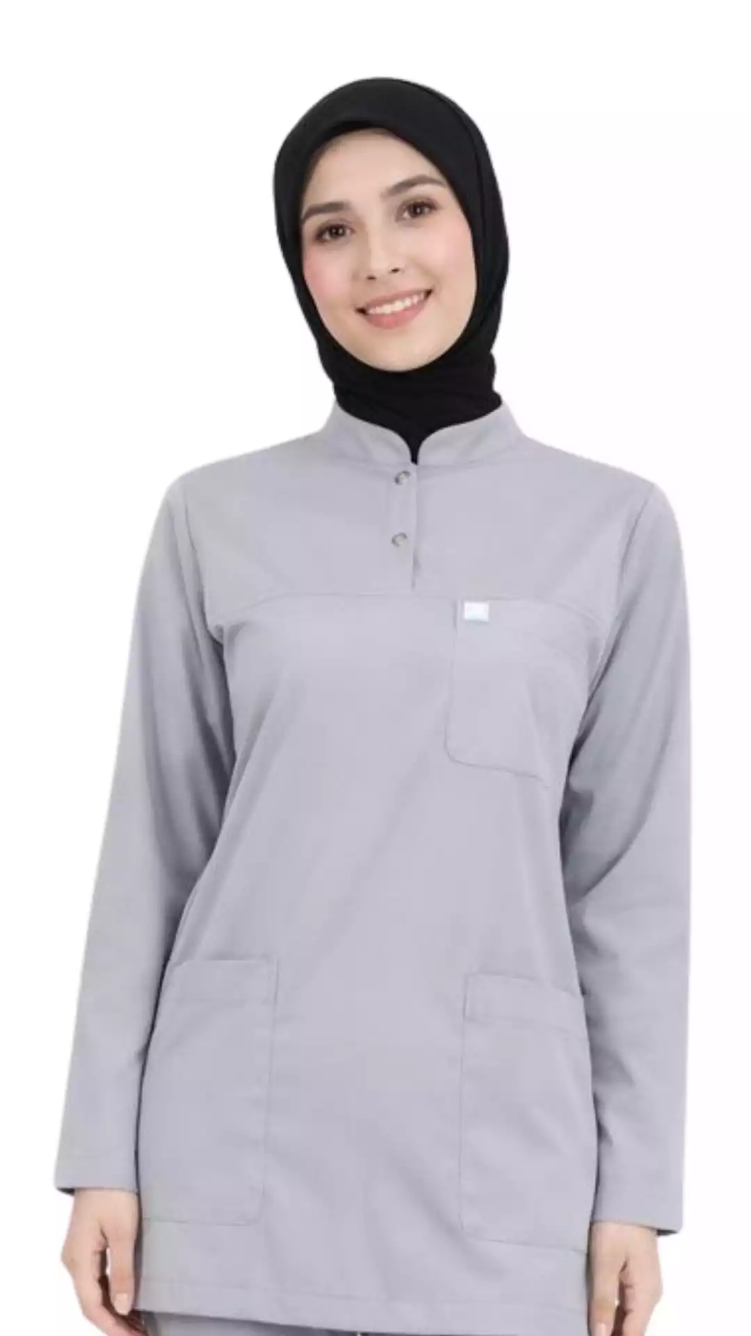 Teknik Hizmetler Forması Likralı Tesettür Üst Üniforma