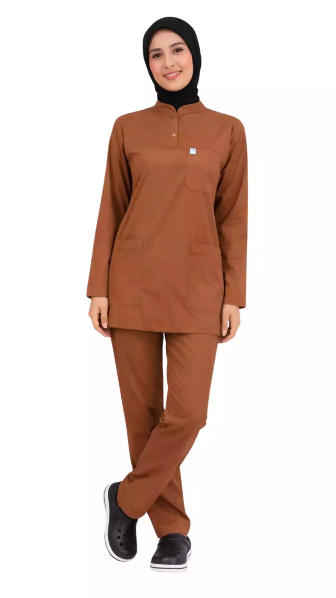 Tesettür Diğer Sağlık Meslek Mensupları Forması Scrubs Likralı Takım